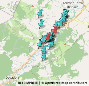 Mappa Via Papa Giovanni XXIII, 47011 Castrocaro Terme e Terra del Sole FC, Italia (1.36071)