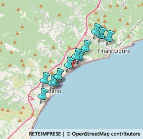 Mappa Via Emanuele Accame, 17027 Pietra Ligure SV, Italia (2.85462)