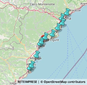 Mappa Via Emanuele Accame, 17027 Pietra Ligure SV, Italia (13.43)