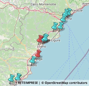 Mappa Via Emanuele Accame, 17027 Pietra Ligure SV, Italia (18.06308)