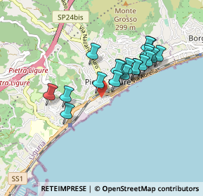 Mappa Via Emanuele Accame, 17027 Pietra Ligure SV, Italia (0.771)