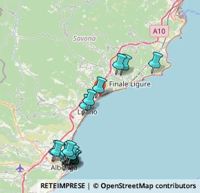 Mappa Via Emanuele Accame, 17027 Pietra Ligure SV, Italia (10.037)