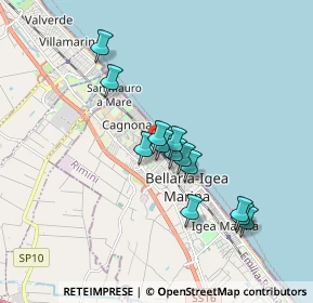 Mappa Via Noli, 47814 Bellaria-Igea Marina RN, Italia (1.48769)