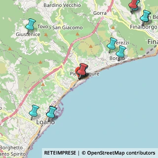 Mappa Via Rocca Crovara, 17027 Pietra Ligure SV, Italia (2.74333)