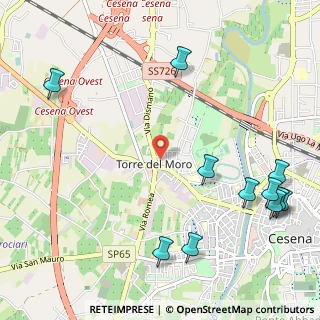 Mappa Via Tonelli Annalena, 47023 Cesena FC, Italia (1.48455)
