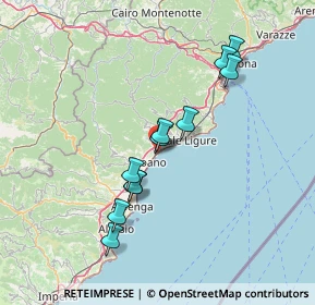 Mappa Via San Rocco, 17027 Pietra Ligure SV, Italia (12.87)