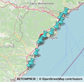 Mappa Via San Rocco, 17027 Pietra Ligure SV, Italia (13.53091)