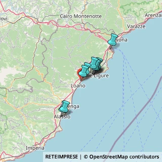 Mappa SS 1, 17027 Pietra Ligure SV, Italia (8.31636)