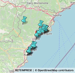Mappa Via Oberdan, 17027 Pietra Ligure SV, Italia (9.7425)