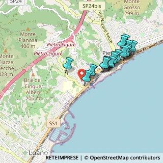 Mappa Via Oberdan, 17027 Pietra Ligure SV, Italia (0.876)