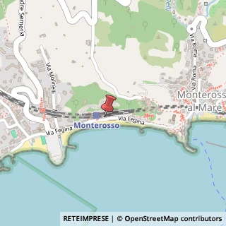 Mappa Via Fegina, 32, 19016 Monterosso al Mare, La Spezia (Liguria)