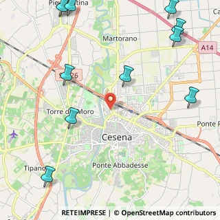 Mappa 47023 Cesena FC, Italia (3.29455)