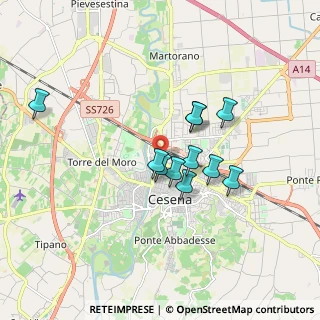 Mappa 47023 Cesena FC, Italia (1.40909)