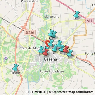 Mappa 47023 Cesena FC, Italia (1.47)
