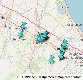 Mappa 47023 Cesena FC, Italia (5.424)