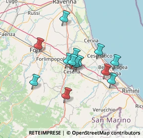 Mappa 47023 Cesena FC, Italia (11.16308)