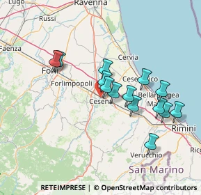 Mappa 47023 Cesena FC, Italia (13.12214)