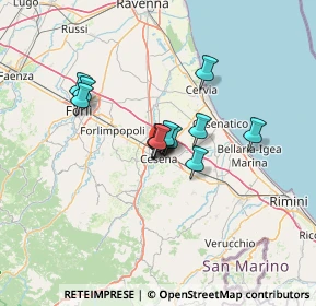 Mappa 47023 Cesena FC, Italia (8.68923)