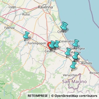 Mappa 47023 Cesena FC, Italia (13.40727)