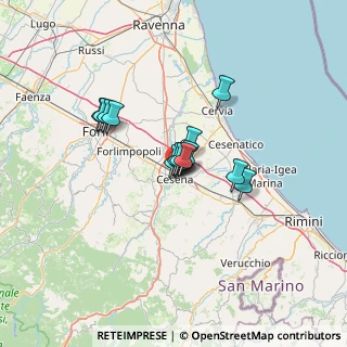 Mappa 47023 Cesena FC, Italia (8.59714)