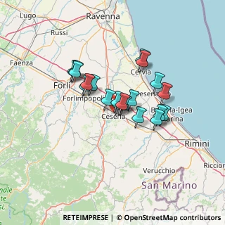 Mappa 47023 Cesena FC, Italia (10.2135)