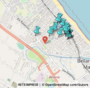 Mappa Via Alcide De Gasperi, 47814 Bellaria-Igea Marina RN, Italia (0.4445)