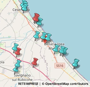 Mappa Vicolo Gioacchino Rossini, 47814 Bellaria-Igea Marina RN, Italia (4.65895)