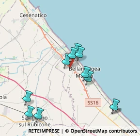 Mappa Vicolo Gioacchino Rossini, 47814 Bellaria-Igea Marina RN, Italia (4.01909)