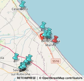 Mappa Vicolo Gioacchino Rossini, 47814 Bellaria-Igea Marina RN, Italia (4.57063)