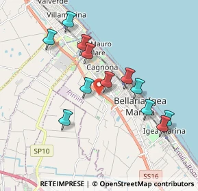 Mappa Vicolo Gioacchino Rossini, 47814 Bellaria-Igea Marina RN, Italia (1.84167)