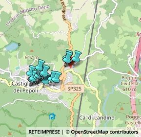 Mappa Via Provinciale, 40035 Castiglione dei Pepoli BO, Italia (0.789)