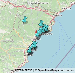 Mappa Via Felice Cascione, 17027 Pietra Ligure SV, Italia (9.766)