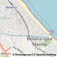 Mapa Bellaria-Igea Marina