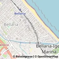 Karte Bellaria-Igea Marina