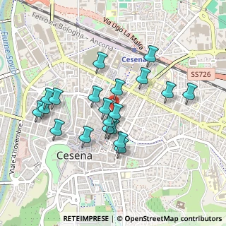Mappa Corso Camillo Benso Cavour, 47521 Cesena FC, Italia (0.4255)