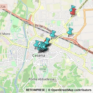 Mappa Corso Camillo Benso Cavour, 47521 Cesena FC, Italia (0.516)