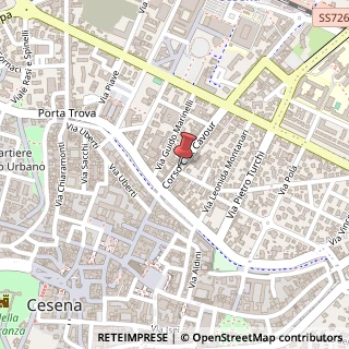 Mappa Corso Camillo Benso Conte di Cavour, 17, 47023 Cesena, Forlì-Cesena (Emilia Romagna)