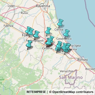Mappa Corso Camillo Benso Cavour, 47521 Cesena FC, Italia (10.214)