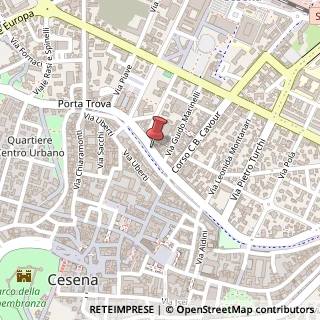 Mappa Viale Gaspare Finali,  32, 47023 Cesena, Forlì-Cesena (Emilia Romagna)