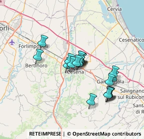 Mappa Via Giacomo Matteotti, 47522 Cesena FC, Italia (5.3805)