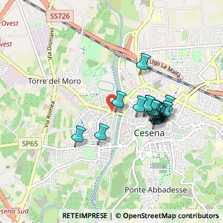 Mappa Via Giacomo Matteotti, 47522 Cesena FC, Italia (0.7985)