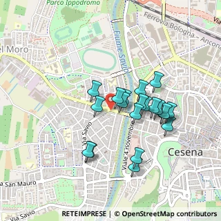 Mappa Via Giacomo Matteotti, 47522 Cesena FC, Italia (0.3875)