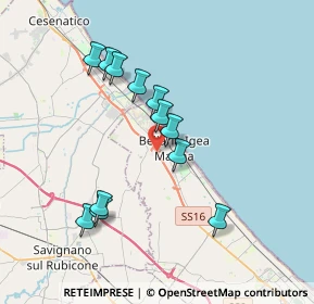 Mappa SS 16, 47814 Bellaria-Igea Marina RN, Italia (3.46917)