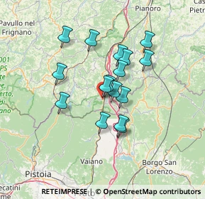 Mappa Via Girotti Mariano, 40035 Castiglione dei Pepoli BO, Italia (10.865)