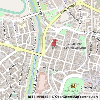 Mappa Via Felice Orsini, 35, 47521 Cesena, Forlì-Cesena (Emilia Romagna)