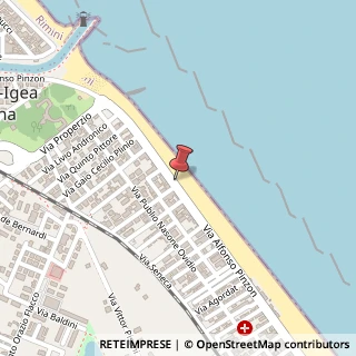 Mappa Via Alfonso Pinzon, 49, 47814 Bellaria-Igea Marina, Rimini (Emilia Romagna)