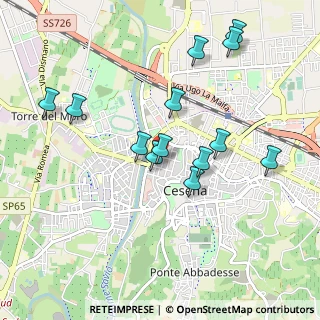 Mappa Via Fratelli Bandiera, 47023 Cesena FC, Italia (0.95538)