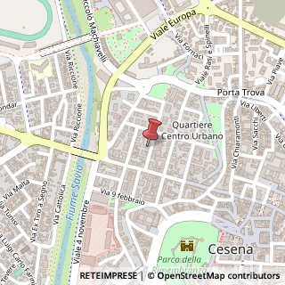 Mappa Via Fratelli Bandiera, 23, 47521 Cesena, Forlì-Cesena (Emilia Romagna)