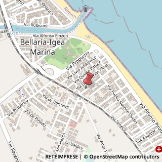 Mappa Via Flacco Quinto Orazio,  31, 47814 Bellaria-Igea Marina, Rimini (Emilia Romagna)