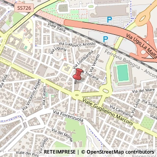 Mappa Via Roncofreddo, 50, 47521 Cesena, Forlì-Cesena (Emilia Romagna)